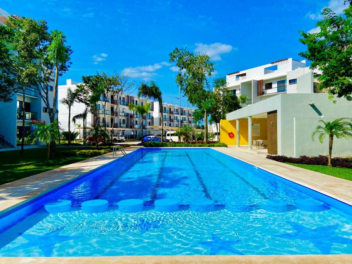 Coquillage A Appartement Cancún Buitenkant foto